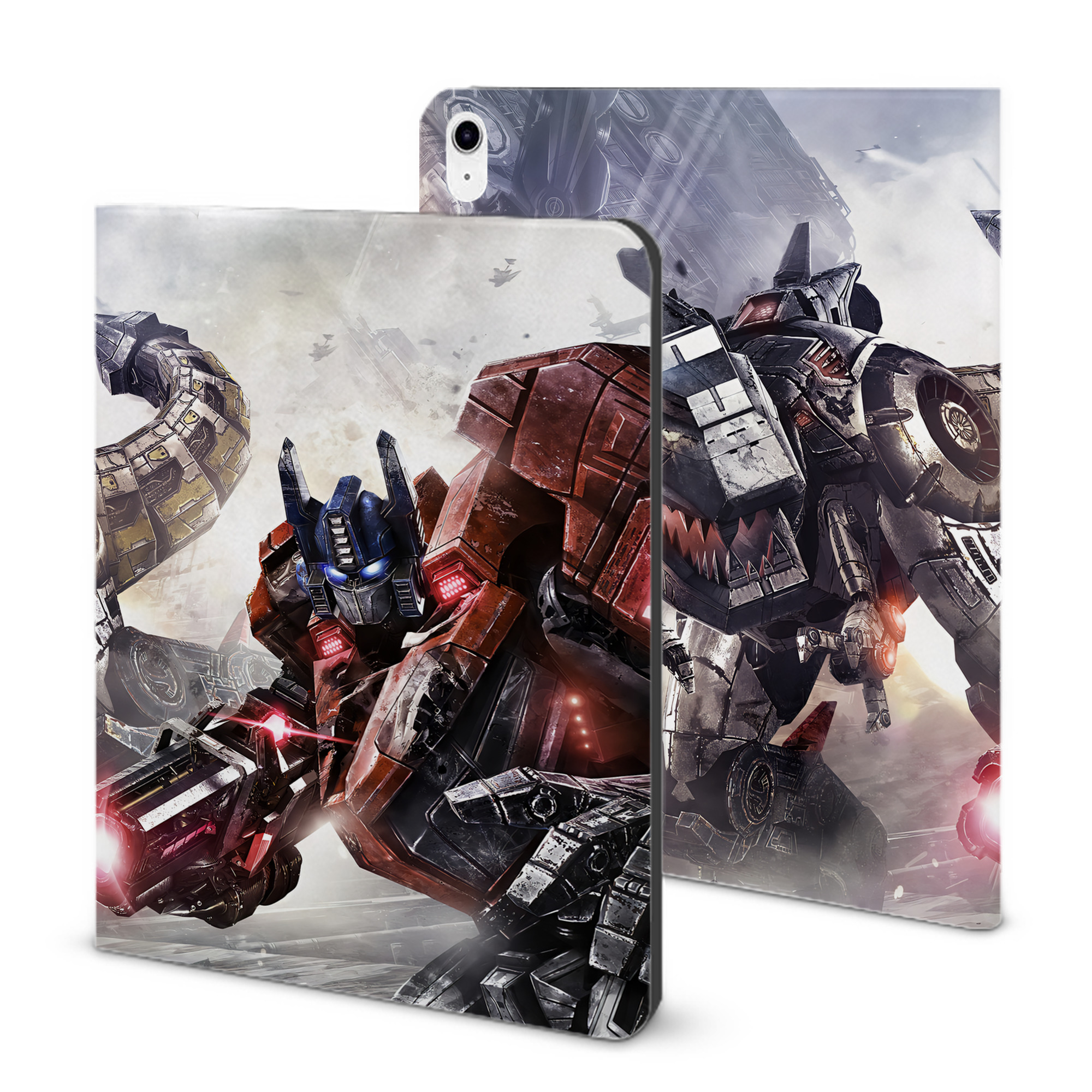 （画像用） Transformers トランスフォーマー IPad ケース ブック型 PUレザー TPU 耐衝撃 軽量 薄型 ペン収納なし 全面保護 IPad 各モデル対応
